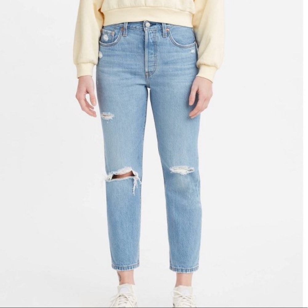 Levi's Women's 501 High-Rise Straight Cropped Jeans 31 x 26